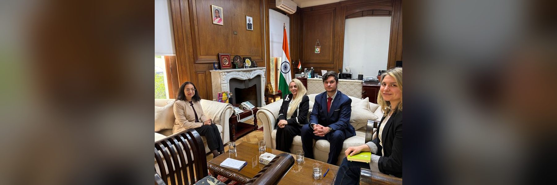 Ambassador Abhilasha Joshi with the President of the World Women Leader Forum